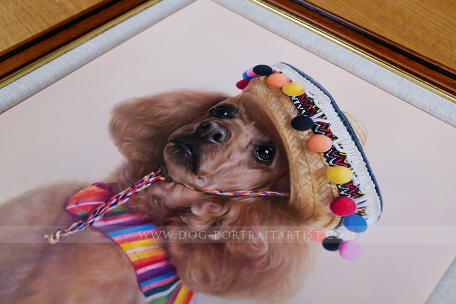 Poodle Dog Portrait