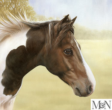 horse oil portraits