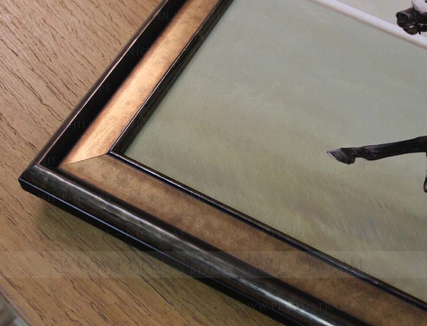 horse portrait framed