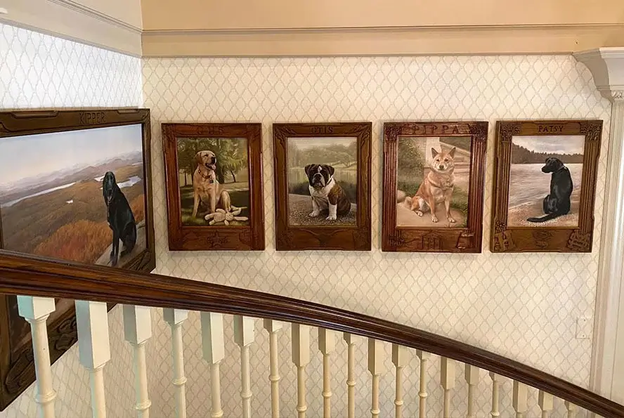 Showcasing completed artwork Displayed in Harlan Crows Private Residence Showcasing completed artwork Displayed in Harlan Crows Private Residence.