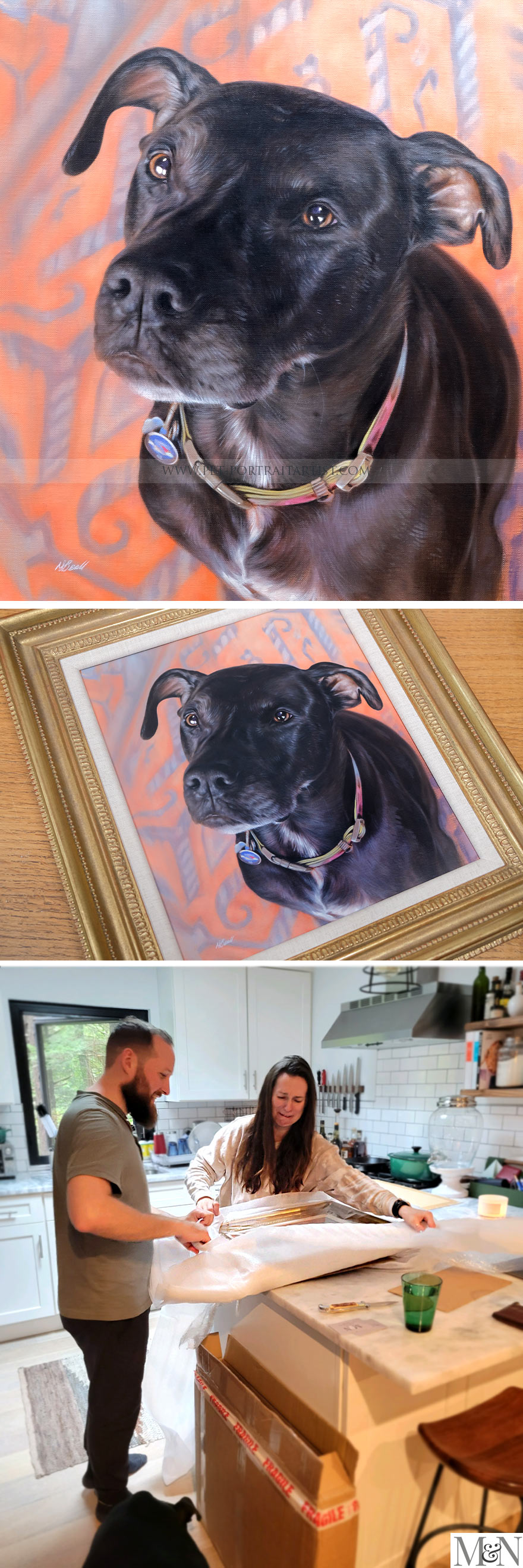 ustom Pet Portraits - Realistic Art for Your Beloved Pets