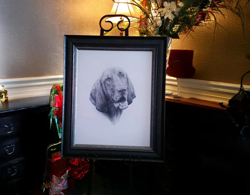 Client Mary Jones's testimonial for Daisy's portrait