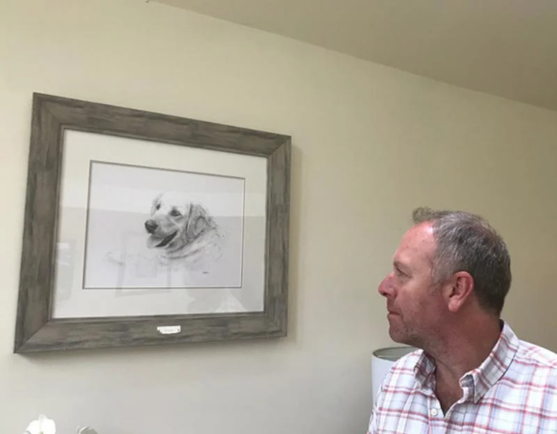 Client Sylvia's testimonial for Mango's portrait