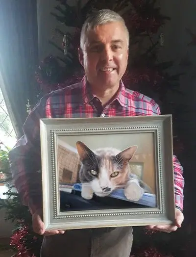 Cat portrait testimonial